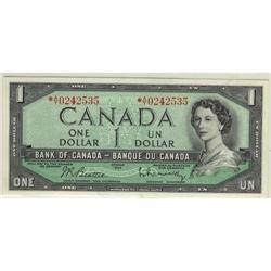 BC-37bA 1954 $1 *A/Y0242535 CCCS UNC-63