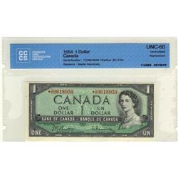 BC-37bA 1954 $1 *I/O CCCS UNC-60