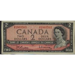 BC-38bT 1954 $2 Beattie-Rasminski S/R1803503