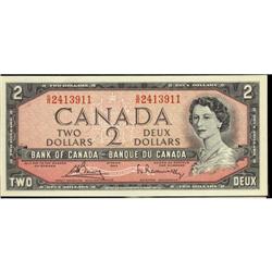 BC-38cT 1954 $2 Bouey-Rasminski S/R2413911. U