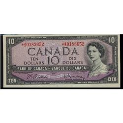 BC-40bA 1954 $10 Beattie-Rasminski replacemen