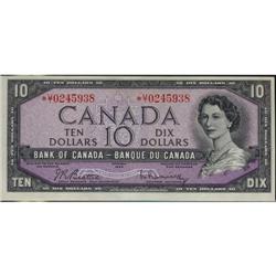 BC-40bA 1954 $10 Beattie-Rasminski replacemen