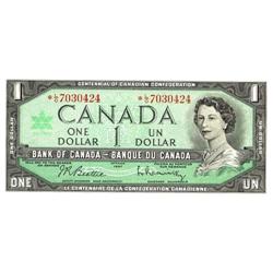 BC-45bA  1967 $1 *L/O7030424 Gem Uncirculated