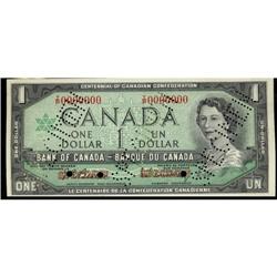 BC-45bS 1967 $1 Another Specimen, this one wi