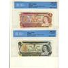 Image 1 : BC-46aA 1973 $1 *A/N, BC-47aA 1974 $2 *B/A bo
