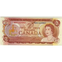 Bank of Canada, $2.00 replacement note 1974,