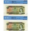 Image 1 : Bc-50a 1969 $20 Beattie-Rasminski both notes