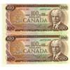 Image 1 : Consecutive numbered pair, BC-52a 1975 $100 J