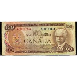 BC-52aA-i 1975 $100 Lawson-Bouey #AJX0112336