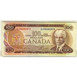 BC-52aA-i  1975 $100 Lawon-Bouey AJX0053070