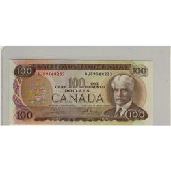 BC-52b 1975 $100 #AJG9164232.  Crisp UNC