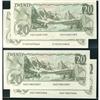 Image 1 : Lot of 4 1979 $20 BC-54a, BC-54cA-i, BC-54b (