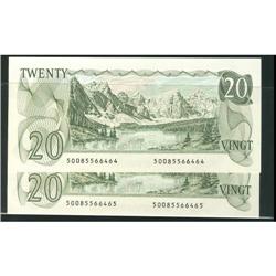 BC-54a 1979 $20  Lawson- Bouey Pair of cons,