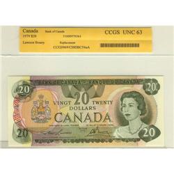 BC-54aA 1979 $20 #51000970361 CCGS UNC63