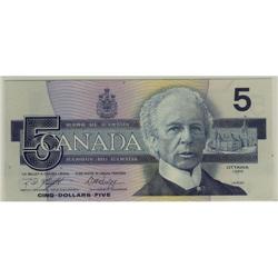 Bank of Canada, $5.00 insert note 1986, grade