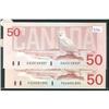 Image 1 : Lot of 2 notes BC-59a  1988 $50 Thiessen-Crow