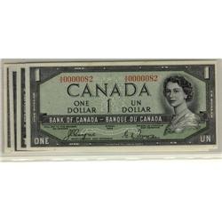 Matching numbered Devil's Face low serial set