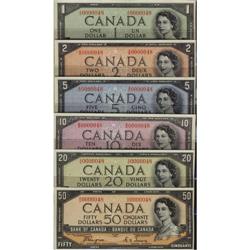 1954 Devil's Face Low Serial Number Set.  Thi