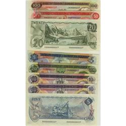 Matching serial "Numbered" set,  1969-1975 Mu