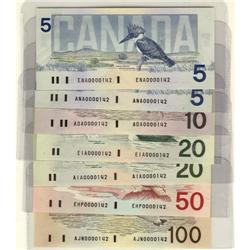 Bird Series Match Low Serial Number Set #0000