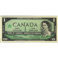 Error note, BC-45 1967 $1. ERROR note. Missin