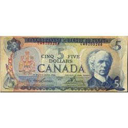 Error note, BC-48b 1972 $5. ERROR.  Offset se