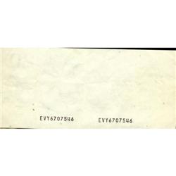 Error note, BC-BC58d 1991 $20 #EVY6707546. VF