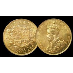 1914 $10 Gold PCGS MS-63, full luster with ni