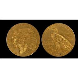 USA 1912 $2 1/2 Gold coin AU-55.  A real nice