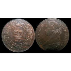 PATTERN Nova Scotia 1¢ 1861 PCGS SP-63RB  NS-