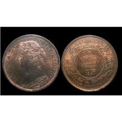 TIED FOR FINEST KNOWN!  New Brunswick 1/2¢ 18