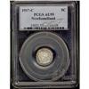 NFLD 1917C 5¢ PCGS AU-55