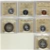 Image 1 : Lot of 7 ICCS graded PL64 coins, includes, 19