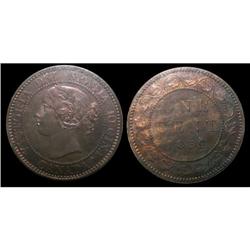 1859 DP9 #2 1¢ ICCS SP-64RB, A fully lustrous