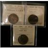 Image 1 : 1876H, 1891 LDLL Obv#3, 1894 1¢, all coins ar