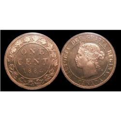 THE FINEST KNOWN!  1884 Obv#2 1¢ ICCS MS66 CA