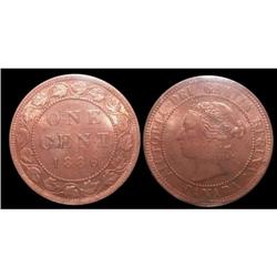 THE FINEST KNOWN!  1886 Obv#1 1¢ ICCS MS64 PQ