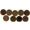 Image 1 : Lot of 9 Large cents; 1902, 1903, 1904, 1905,