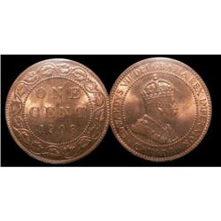 1908 ICCS MS65 Red,  90% Red lustre.  A very