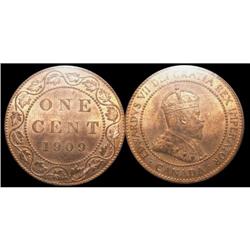 1909 ICCS MS65 Red,  95% Red lustre.  A very