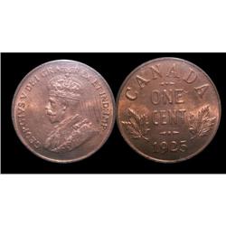 1925 1¢ ICCS MS64 PQ+ Full Red.  Excellent st