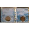 Image 1 : Lot of two CCCS graded small cents; 1932 MS-6