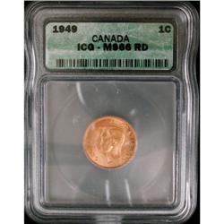 1949 1¢ ICG MS66 Full Red.  Wow! An amazing "