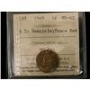 Image 1 : 1949 A to denticle 1¢ ICCS MS-62