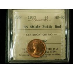 1953 NSF 1¢ ICCS MS-65 Red.