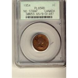 1954 NSF 1¢ PCGS PL-65  Red.  A tough and pop