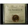 Image 1 : 1980 1¢ ICCS MS-67 Red, Num.BU, Believed to b
