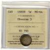 Image 1 : 1880H Obv#3 5¢ ICCS MS64 PQ+ Nice tone over f