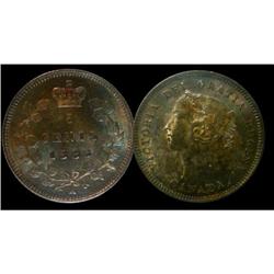 ONE OF THE FINEST KNOWN!  1883H  5¢ ICCS MS63