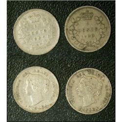 5 Cents 1897, grade VF-20 Narrow 8, 5 Cents 1